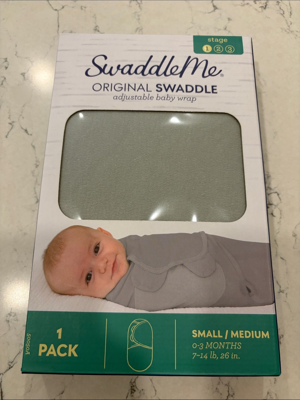 SwaddleMe Original Swaddle Stage 1 in Light Gray